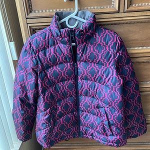 Land’s End Lattice Down Jacket Size M
